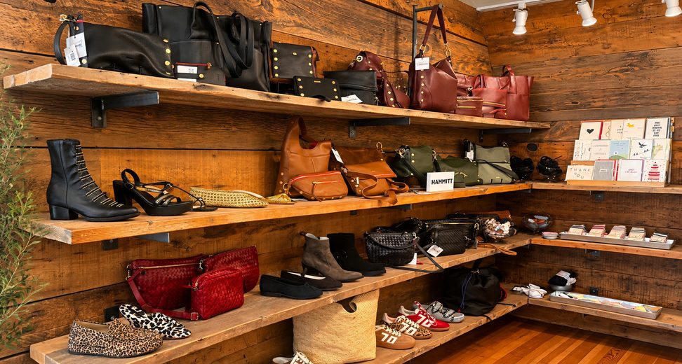Inside Ambiance Boutique, downtown Paso Robles