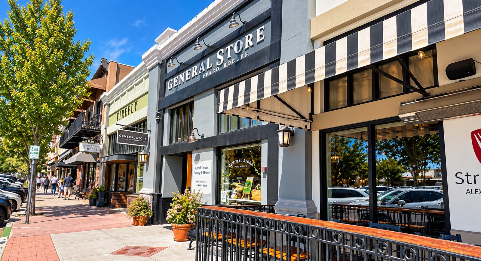 General Store Paso Robles storefront, downtown