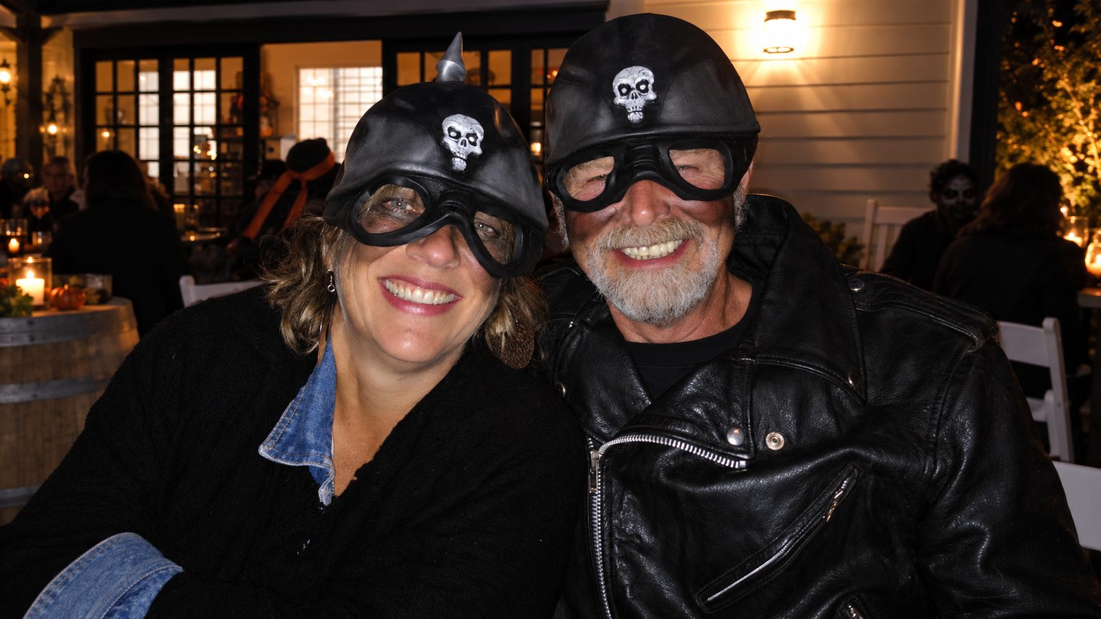 Halloween party costumes at Graveyard Vineyards