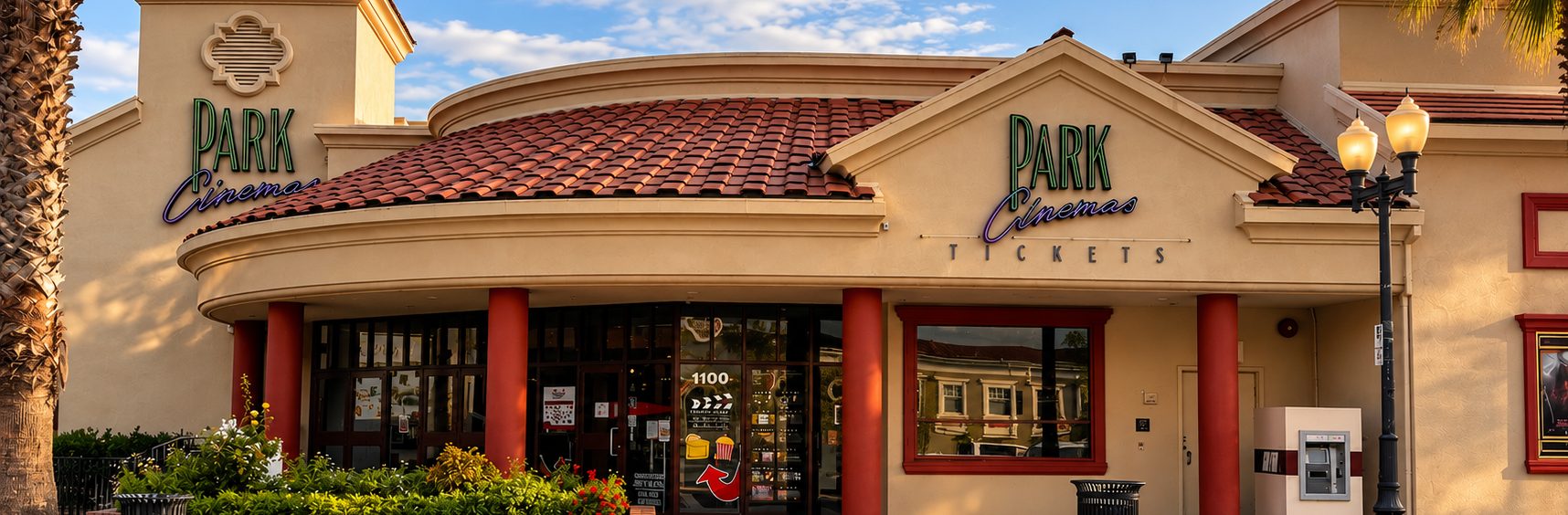 The Park Cinemas storefront in downtown Paso Robles