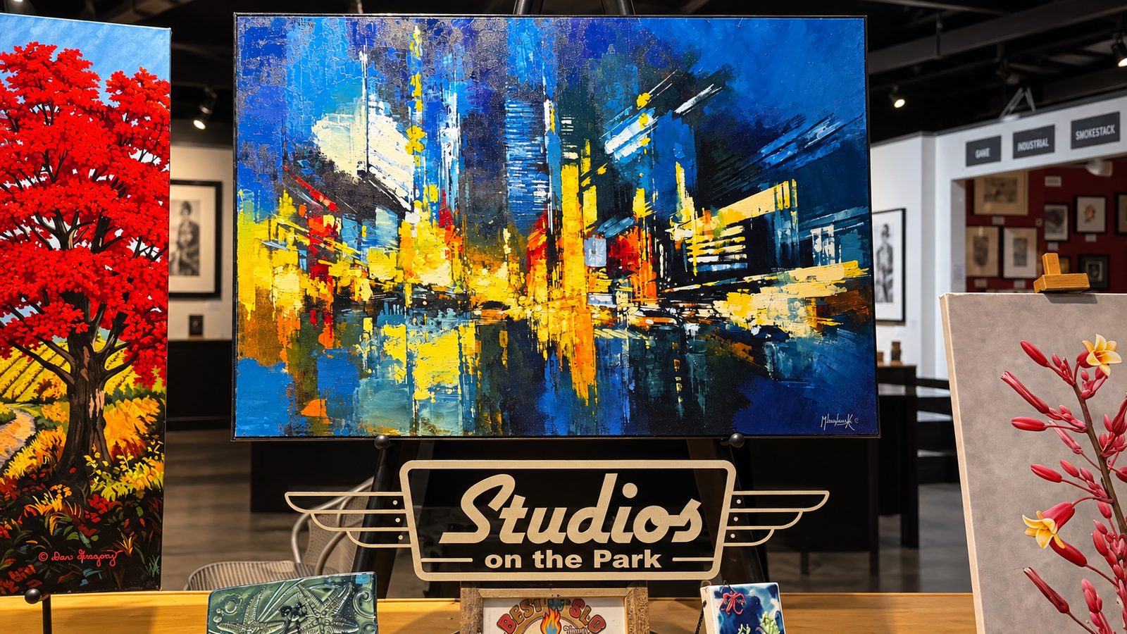 Studios on the Park art gallery, downtown Paso Robles